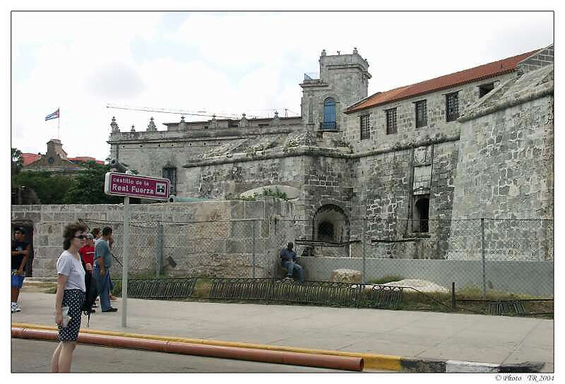 067 nejstar�� havansk� kastel Castillo de la Real Fuerza z 16.stol 