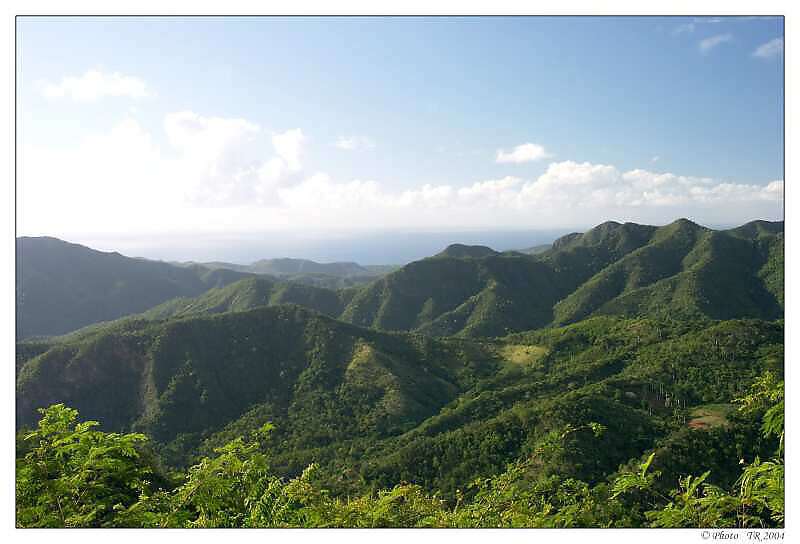 243a pohled z horsk� silnice La Farola m���c� k nejv�chodn�j��mu bodu zem� 